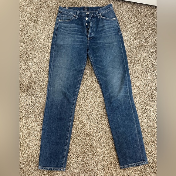Citizens of Humanity Olivia High Rise Slim Ankle Jeans - Picture 1 of 6
